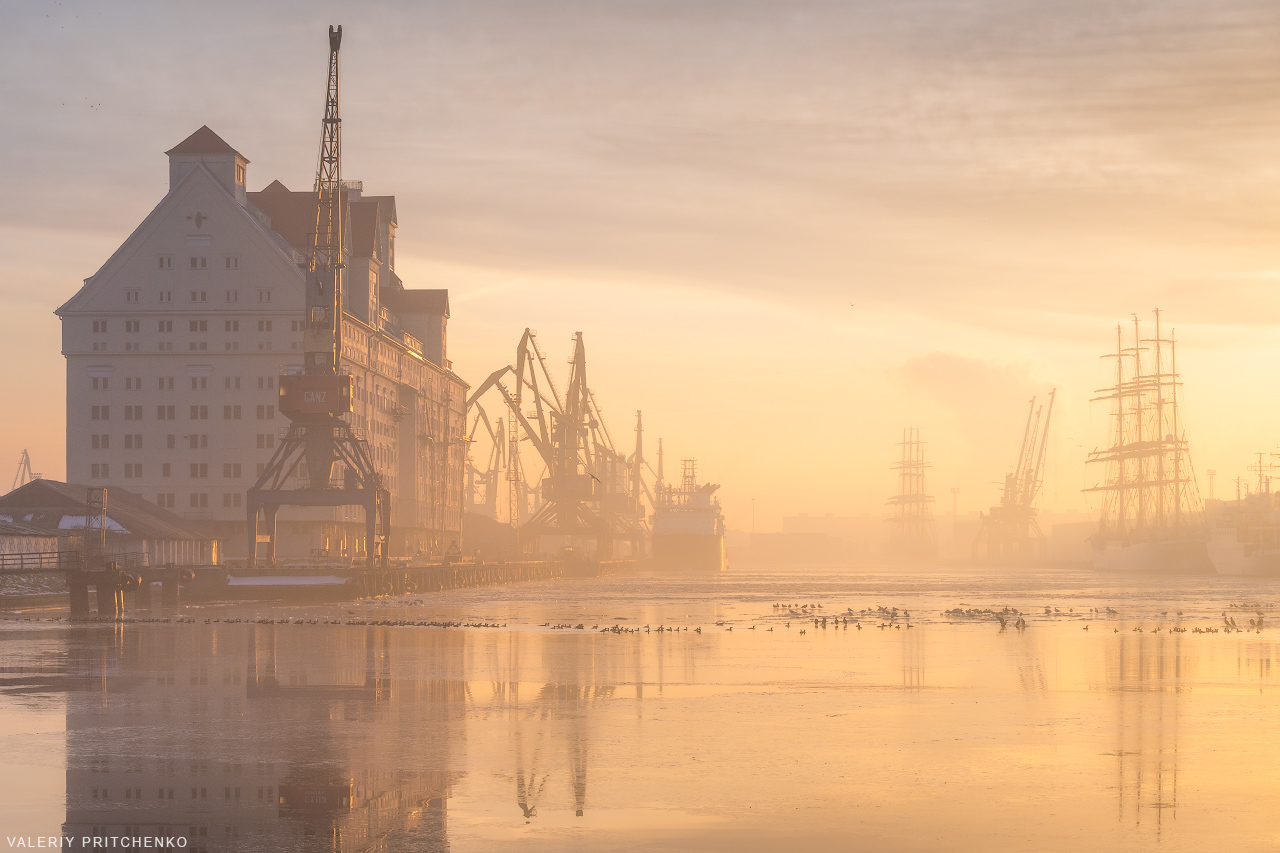 В порту. Калининград. Январь 2021.